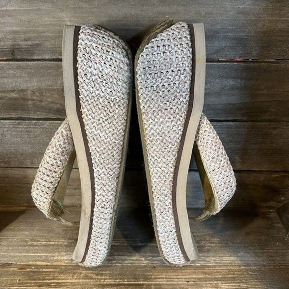 Womens Volatile Y2K Tan Wedge Heeled Thong Sandals Flip Flops Size 8 M GUC‎ - Picture 4 of 8